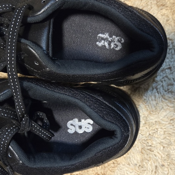 SAS Mens Mission One- M‎ Black Lace Up Sneakers - Picture 6 of 7